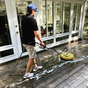 concrete driveway pressure cleaning washing company